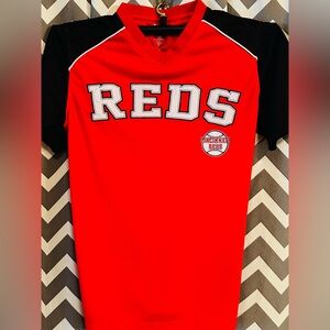 CINCINNATI REDS V-Neck Baseball Jersey